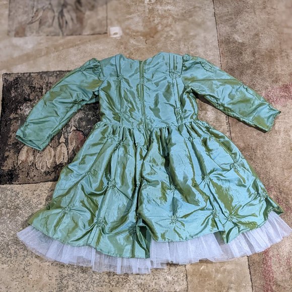 Green Children's Dress - Picture 6 of 6